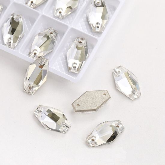 Rhinestone for fabric and clothing with vase shape