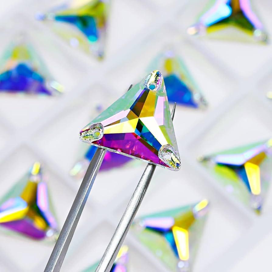 Colourful Teardrop Rhinestones – Flatback Glass Beads for Jewelry & Clothes