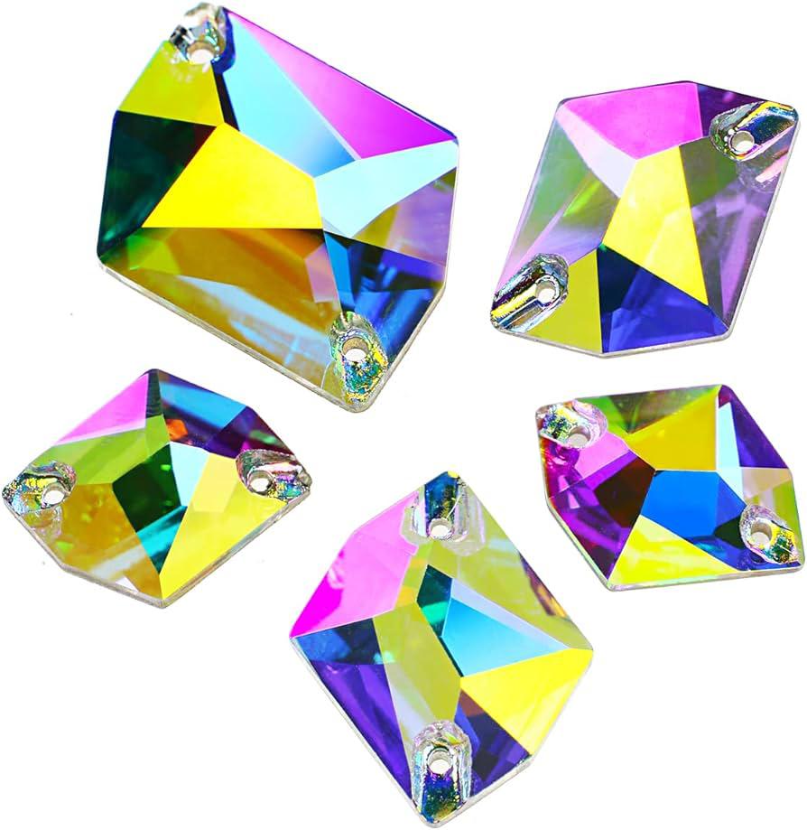 Cosmic Glass Sew-On Rhinestones – Flat Back Crystal Stones