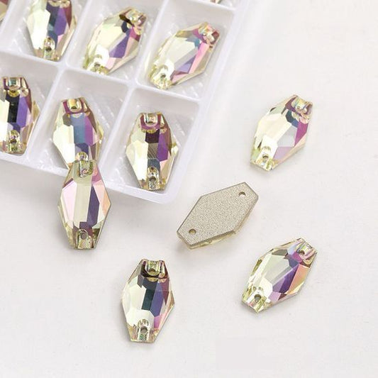 Rhinestone for fabric and clothing with vase shape