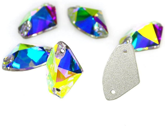 Galactic shape flat back sewing Rhinestone shiny crystal stone beads for garments