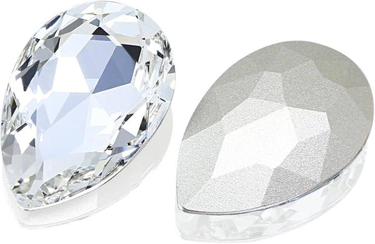 Teardrop Crystal Rhinestones – Large Glass Gemstones for Crafts & Fashion
